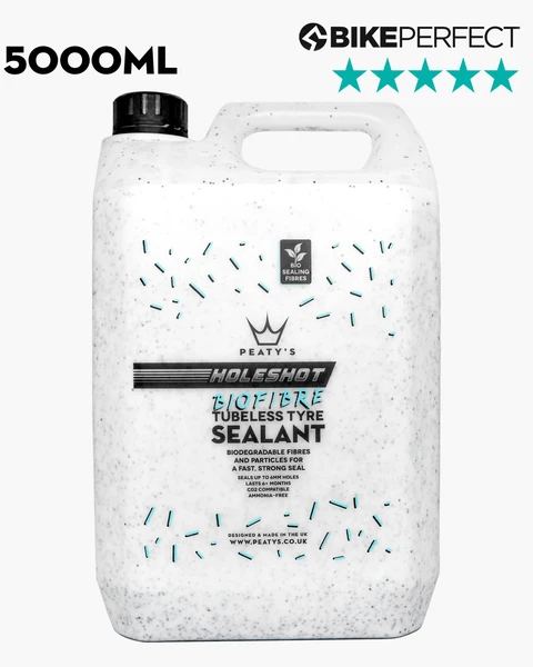 PEATY'S Sigillante tubeless Holeshot BioFibre 5 litri